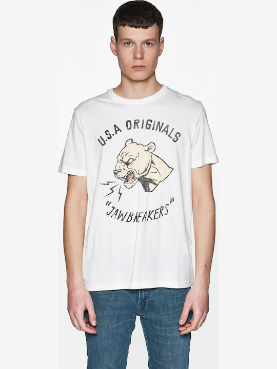 Celio T-shirt Geinter Off White