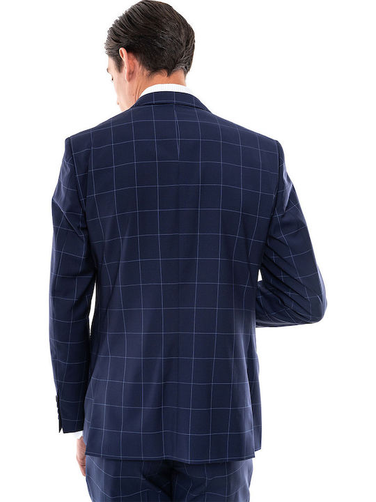 Fragosto Κοστούμι Σειράς Zignone Smi 2575 001 Blue Check
