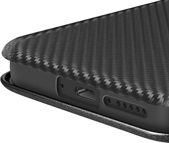 Avizar Carbon Handyhülle Xiaomi Poco X7 Pro Kartenhalter Videohalter Schwarz