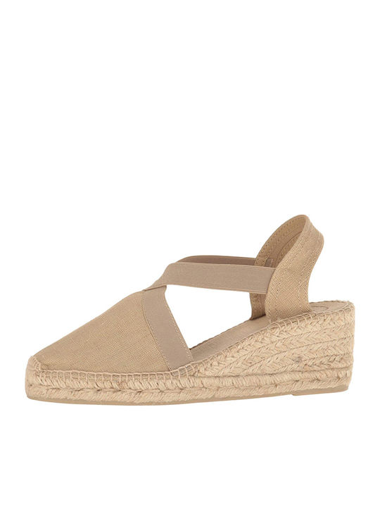 Toni Pons Ter-pedra Πλατφόρμα Μπεζ 6cm