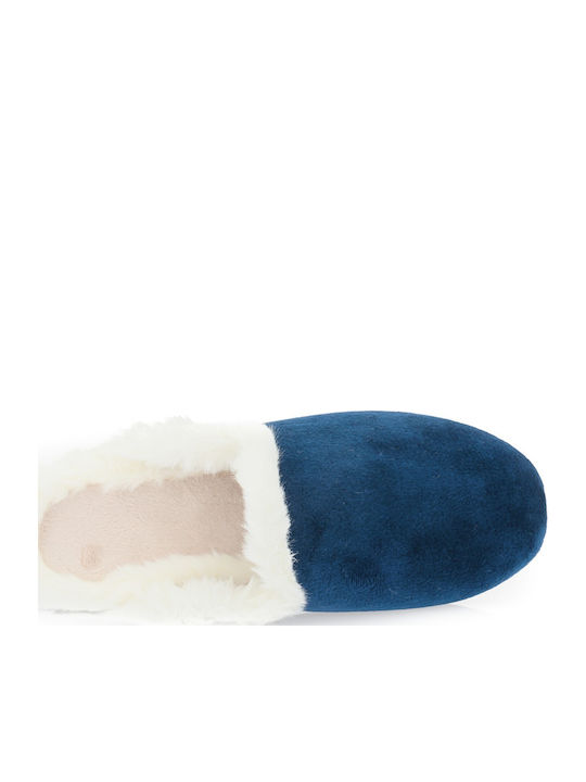 Medies Women's Winter Slippers Blue
