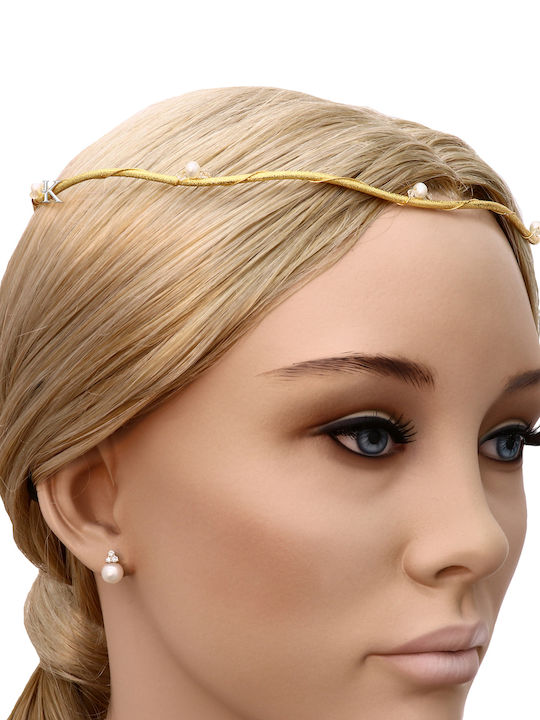 Coroane de Nuntă Lucrate Manual Placate cu Argint Cristale Swarovski și Perle 214 E