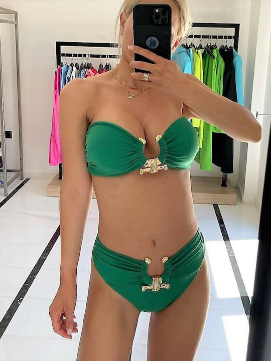 Μαγιό Brazil Πράσινο Bikini Top