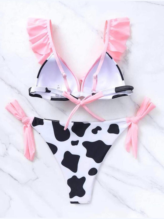 Costum De Baie Brazilia Roz