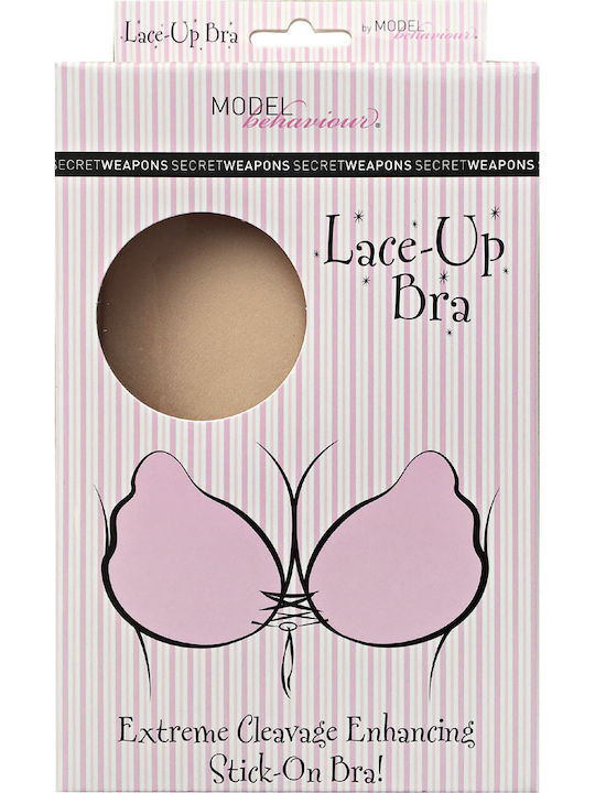 Wow Bra Αυτοκόλλητα Push Up Secret Weapons Μπεζ Cup B C D