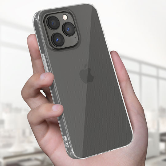Case Iphone 13 Pro Silicone Thin Lightweight Akashi Transparent