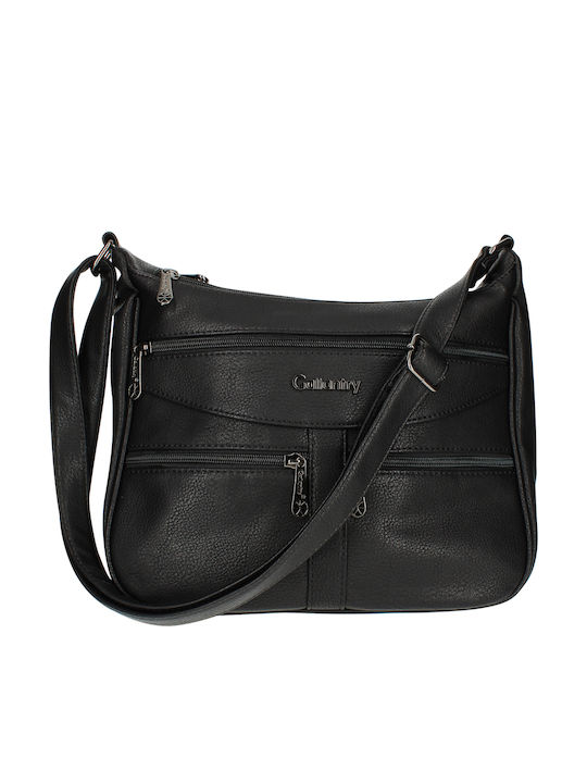Gallantry Casual Shoulder Tote Bag Black
