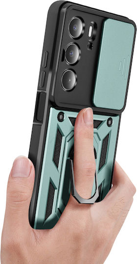 Avizar Case Realme 14x Magnetic Ring Camera Protection Green
