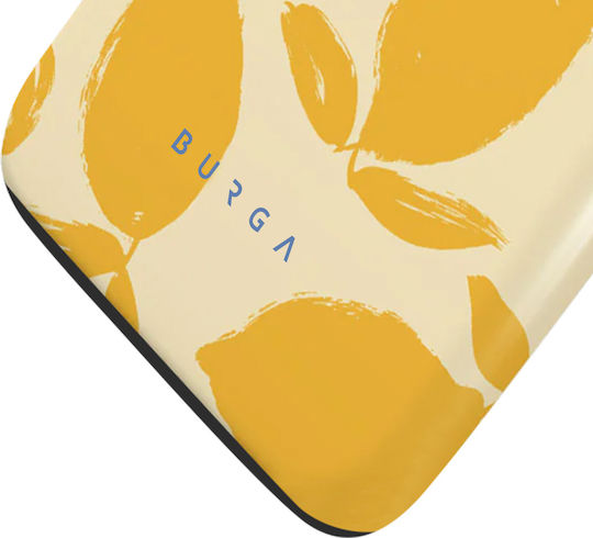 Калъф Burga за iPhone 14 Pro Елегантен Жълт Модел Lemon Tart