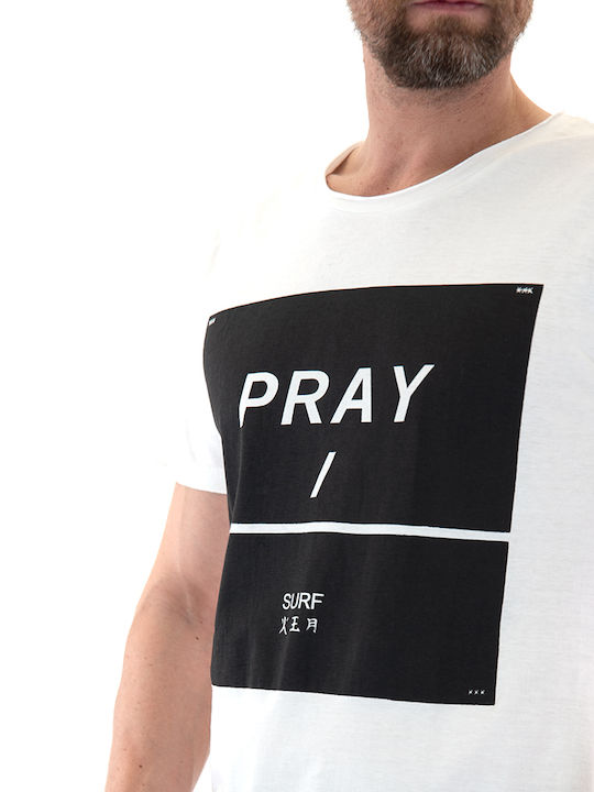 Baker's Dozen T-shirt Men Baker's Dozen Λευκο Bkr-52