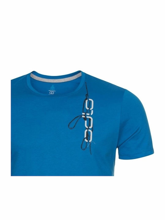 Μπλουζα Odlo Nikko Logo Print Indigo Bunting