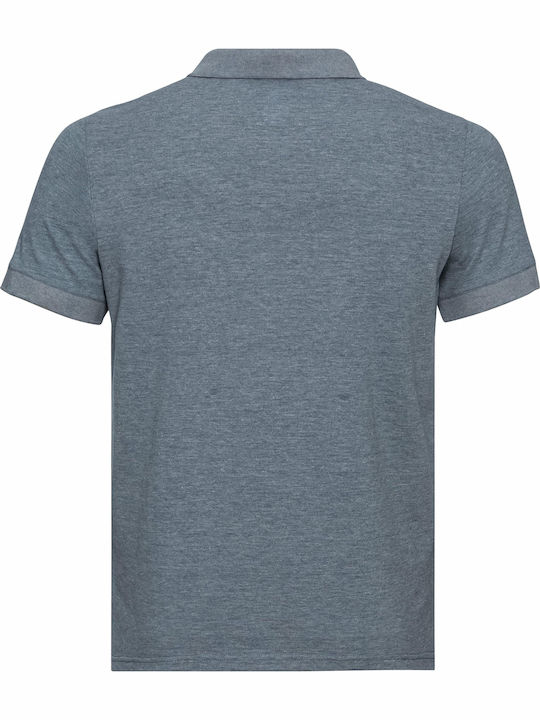 Polo Herrenbluse Odlo Nikko Marineblau Wing Teal Melange