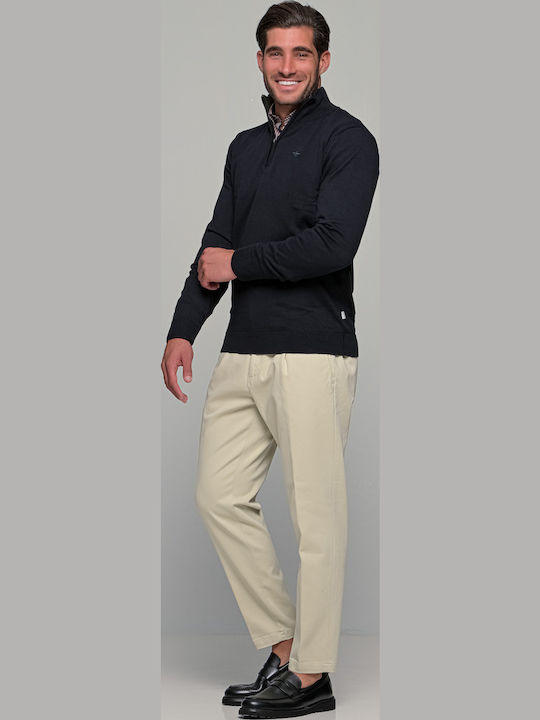 Gnious Cotton Knit Zipper – 3001879098 Black