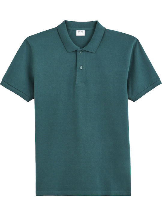 Μπλούζες Celio Dark Green