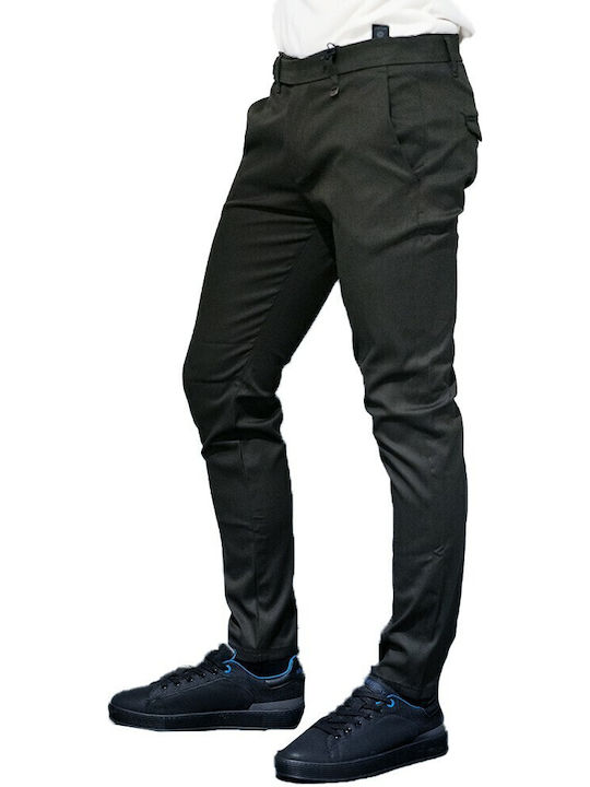 Tresor Chinos Trousers Khaki 4452 Santelo