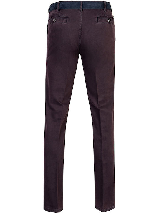 Meyer Trousers Belt Series New York 2 2 5522 58 Wine