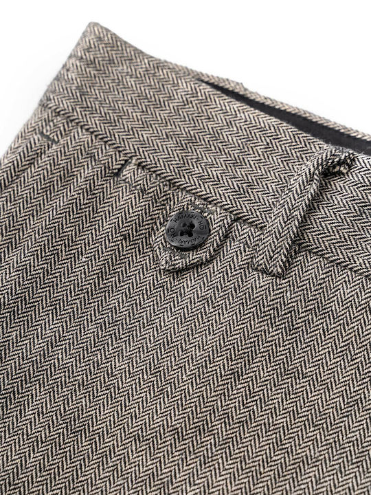 Hamaki Ho Παντελόνι Σειράς Pant America Pc602h Fa Brown