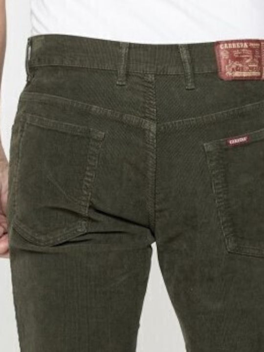 Men's Corduroy Trousers Carrera Green 700-950a