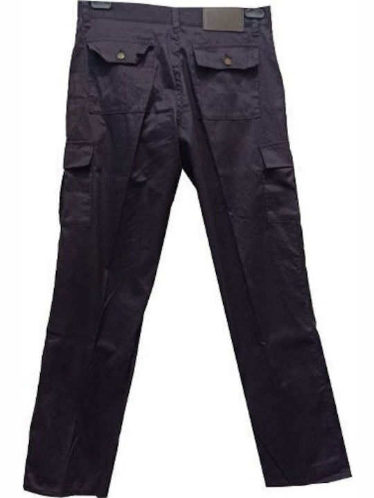 Luciano Faketti Cargo Trousers Purple-Blue