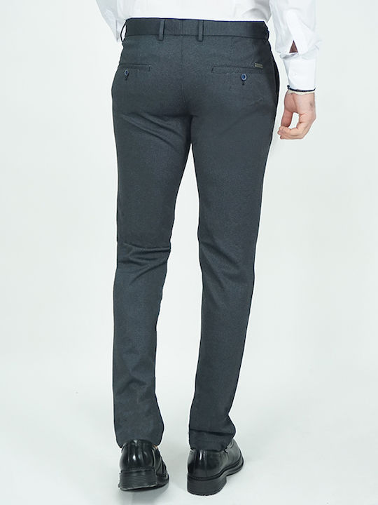 Italian Job Ανδρικό Βαμβακερό Παντελόνι Μπλε Slim Fit 725313/07p 90% Βαμβάκι 7% Πολυεστέρας 3% Λύκρα