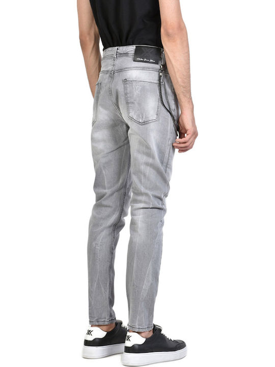 Jeans Pants Slim Xagon Γκρι