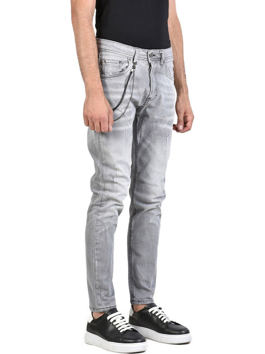 Jeans Pants Slim Xagon Γκρι