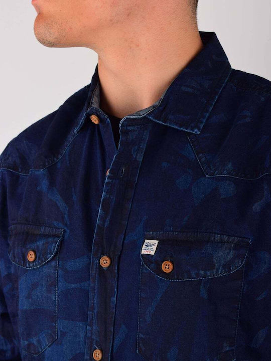 Petrol Shirt M M M-ss15-shl420.13 Dark Vintage