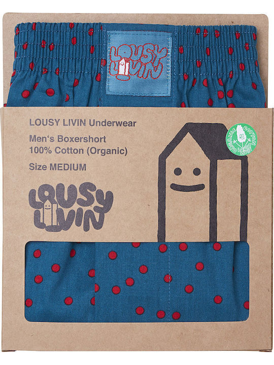 Lousy Livin Boxershorts Dots Teal Lousy Livin Teal Green Luuwdot
