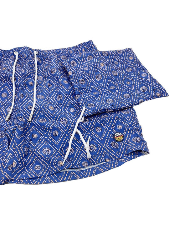 Cayos Swim Imprägniert Blau Rüsch Μännliche Bademode-Shorts Andrew 9125