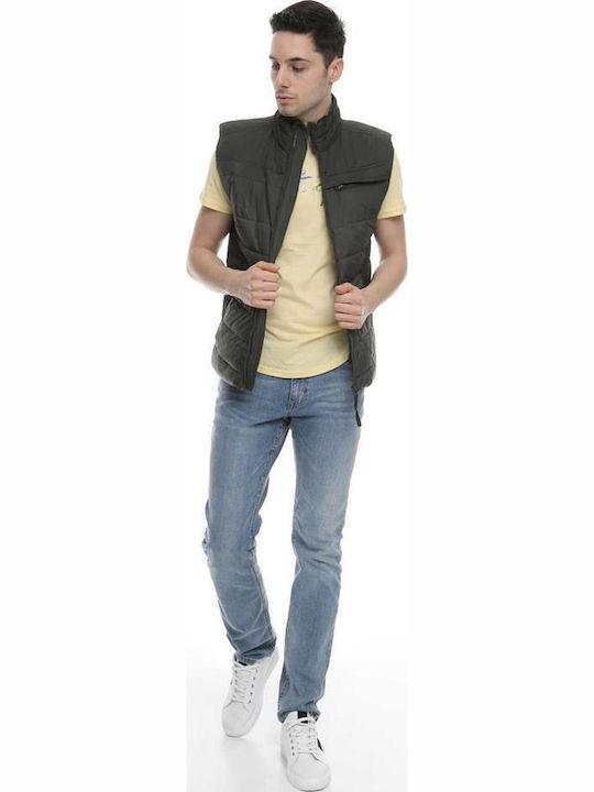 Ärmellose Herren Jacke Marcus Khaki