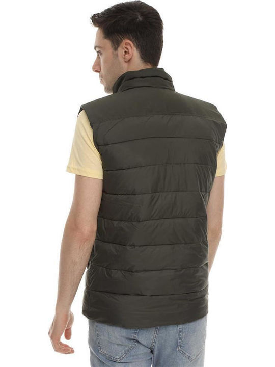 Ärmellose Herren Jacke Marcus Khaki