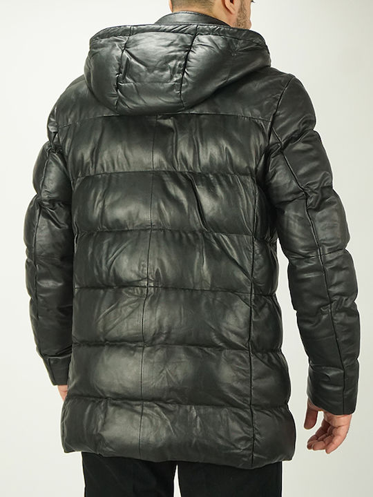 Milestone Men’s Jacket Adrian Black Slim Fit Adrian-99 100% Leather
