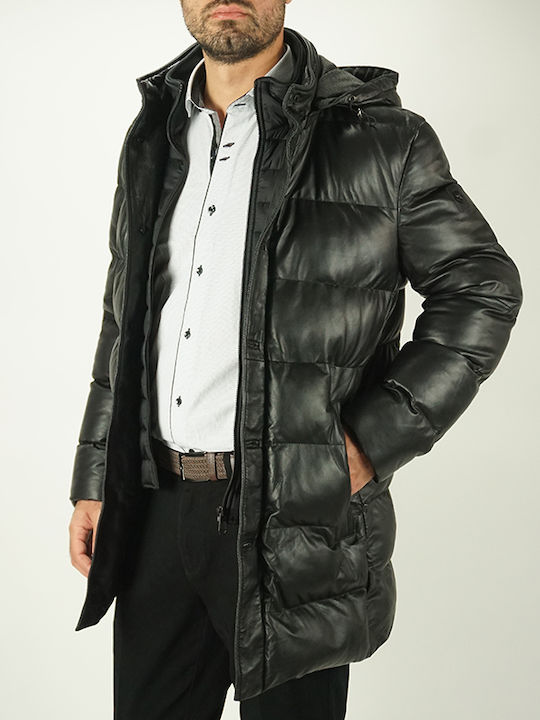 Milestone Men’s Jacket Adrian Black Slim Fit Adrian-99 100% Leather