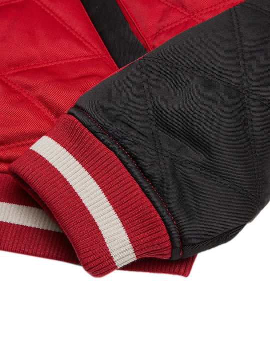 Deus Ex Machina 'Supporters' Men’s Jacket Dmp236705-rdb Rdb/Red-Black