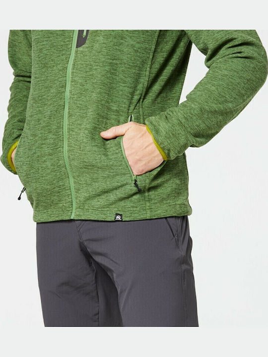 Mi-3352or-316 Green Men's Thermal Sweater Northpolar Fleece 200 Jaime