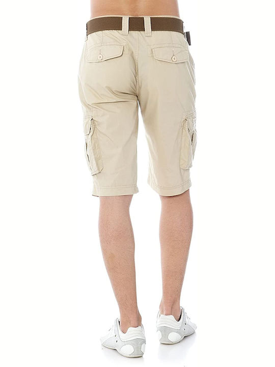 Schott N.y.c Pantaloni Scurți Bărbați Cargo Seria Tr Battle Trbattle30pop Bej