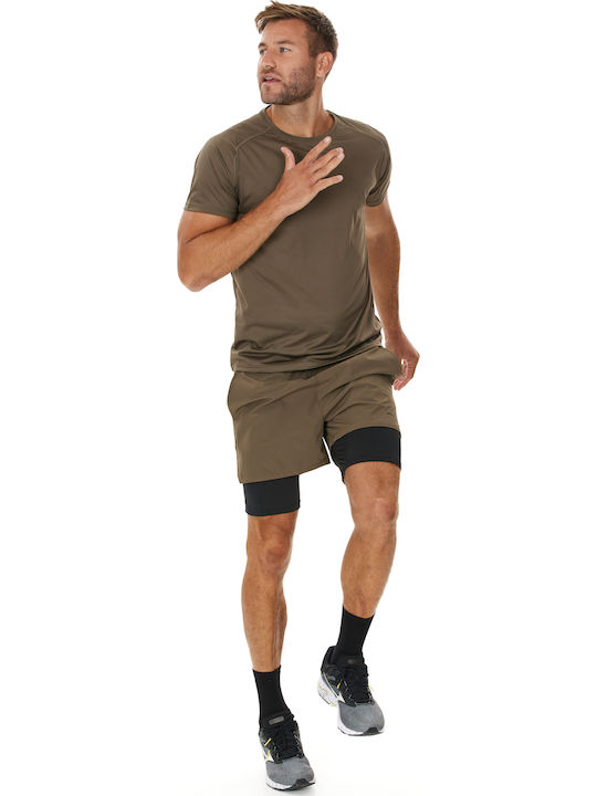Endurance Σορτς Jaivil M 2-in-1 Cool-tech Shorts 1134 Canteen