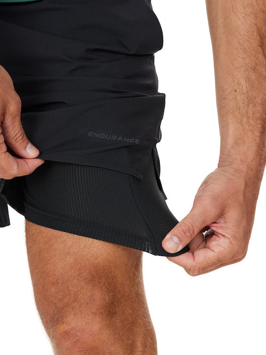 Endurance Shorts Air M 2-in-1 Lightweight Shorts 1001 Black