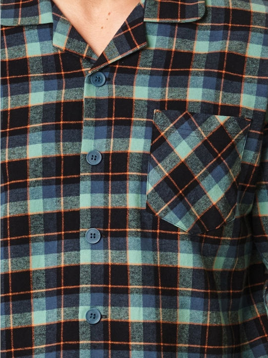 Pijama Bărbătească De Iarnă Din Bumbac Regular Fit Mns431