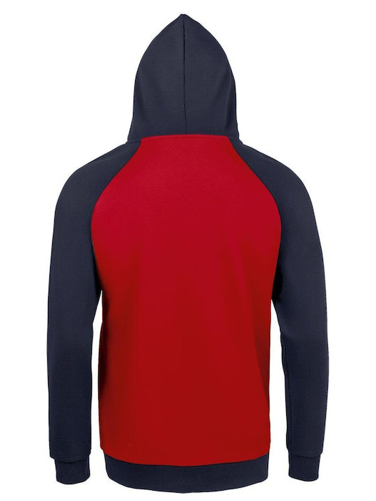Unisex Hoodie Rebel Rotes Marineblau