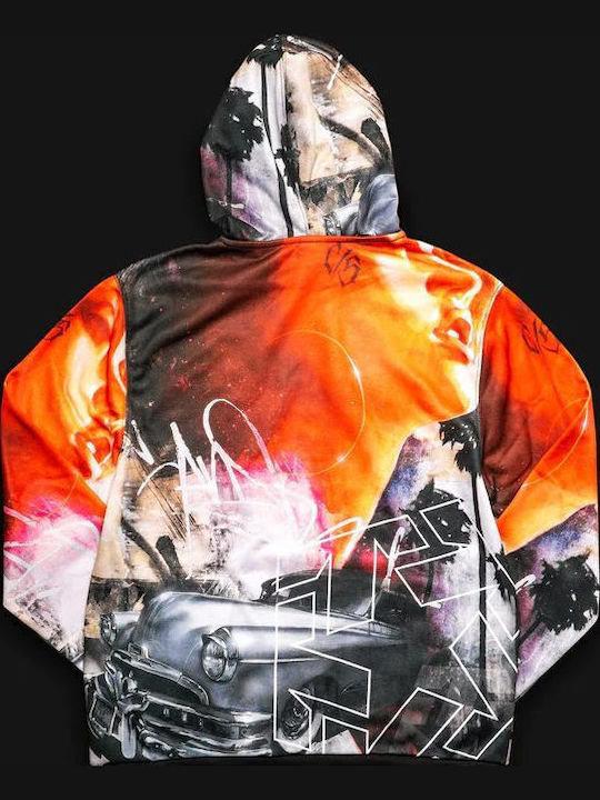 Tribal Gane One Art Hoodie Tr2018-005 Tribal Multicolour