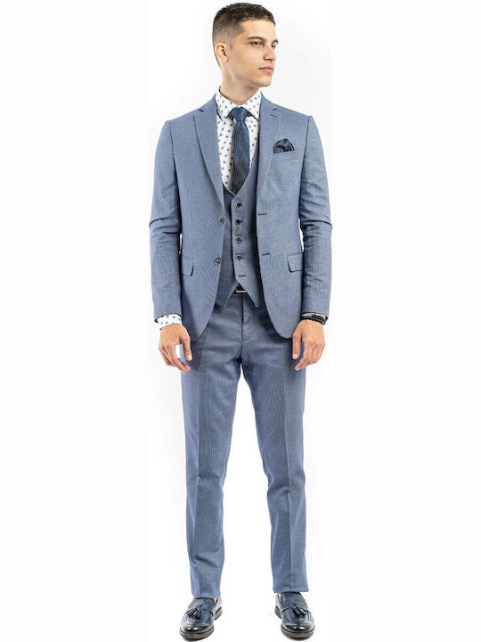 Костюм Slim Fit Светлосин