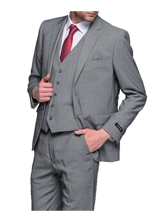 Antonio Mirro S9132-3 Graues Herrenanzug