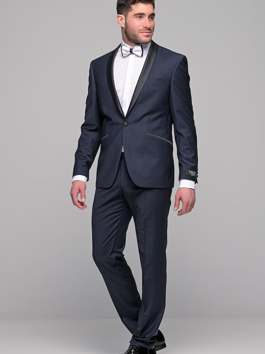Digel Costum Tuxedo 118092920 Albastru Negru