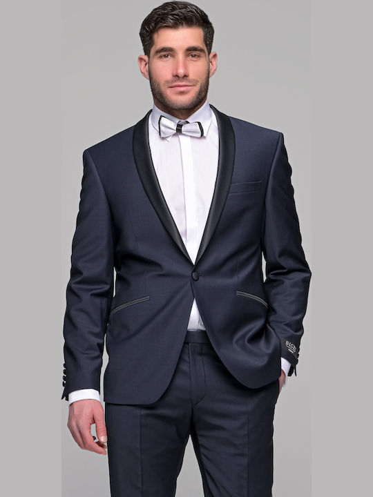 Digel Costum Tuxedo 118092920 Albastru Negru