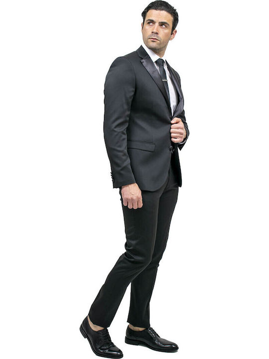 Men's Suit Vest Wedding Artisti Italiani 11579 S02p V Black
