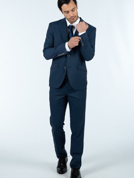 Lexton Groom Suit 0729tr Blue Blue