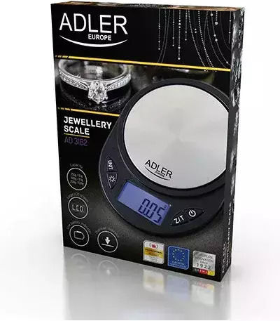 Adler AD-3162 Digital Kitchen Scale Up To 0.7kg Black