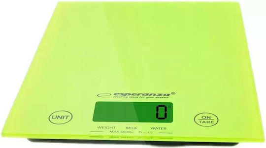 Esperanza Lemon Digital Kitchen Scale up to 5kg Green Yellow