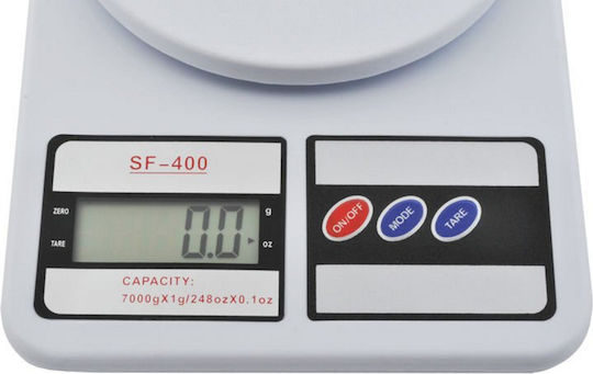 Ψηφιακή Ζυγαριά Κουζίνας έως 7kg Λευκή